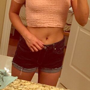 GAP Denim shorts slim cut-off 25 regular dark wash